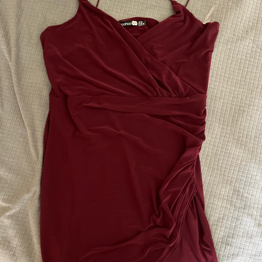 WRAP DETAIL BODYCON DRESS - Picture 2 of 2